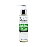 Vya Naturals Turmeric Facial Cleanser - Reduces Acne Scars, Pigmentation - Anti-Bacterial, Anti-Inflammatory - Paraben-free, Sulfate-free Face Wash