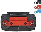 FSLabs DJI Mavic Pro/Platinum Transport Clip Remote Controller Transmitter Protector Stick Thumb Anti-Shake Connected Rocker Screen Protector (Screen Protector Red)