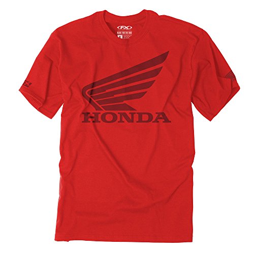 Factory Effex Unisex-Adult Honda Big T-Shirt (Red, Large), 1 Pack