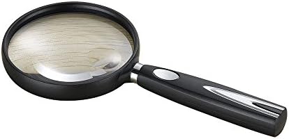 Magnifier G-888-075 Microscope 73mm Handheld Magnifying Glass Loupe Read Work Repaire Jewelry Diamond 17.3x7.9x1.50cm
