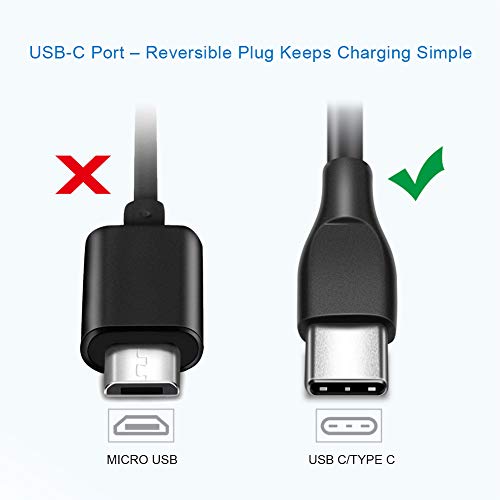 Aisilk 60W USB C Wall Charger Type-C PD AC Adapter w/ 5ft USB C to C Power Cord for Dell XPS, Hp Lenovo Samsung Asus Matebook Thinkpad MacBook Pro Acer and More Laptops, Tablets and Cell Phones. - Thumbnail 2