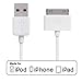 eimolife KKA110210 1.2M USB Sync Data Charging Charger Cable Cord For Apple iPhone 4/4S/3G/3Gs/iPad 2/iPod Touch/Nano (6th Generation) - White