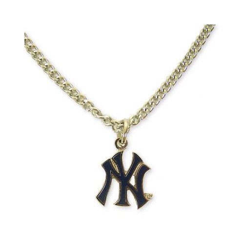 New York Yankees Necklace w/ Enamel Pendant Charm Sports