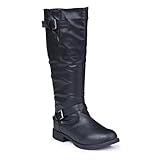 Twisted Women's Amira Wide Width, Wide Calf Knee-High Riding Boot