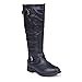 Twisted Women's Amira Wide Width, Wide Calf Knee-High Riding Boot