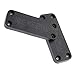 Magnetic Gun Mount (2 PACK) – Gun Magnet Holder, Wall Mounted Gun Rack for Concealed Car Storage, Bedside, Desk Gun Holster| Pistol Revolver Shotgun Rifle Safe Accessories| 43lbs Rated Gun Magnets