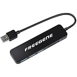 FREEGENE Ultra Slim USB 3.0 Hub 3-Port with SD/Micro SD Card Reader (3 Usb Ports Hub with SD/Micro SD slots)