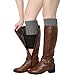 FAYBOX Women's Short Leg Warmer Crochet Boot Cover