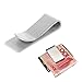 BKID Portability Money Credit Card Clip Stainless Steel Silver Clip Durable Metal Pocket Holder