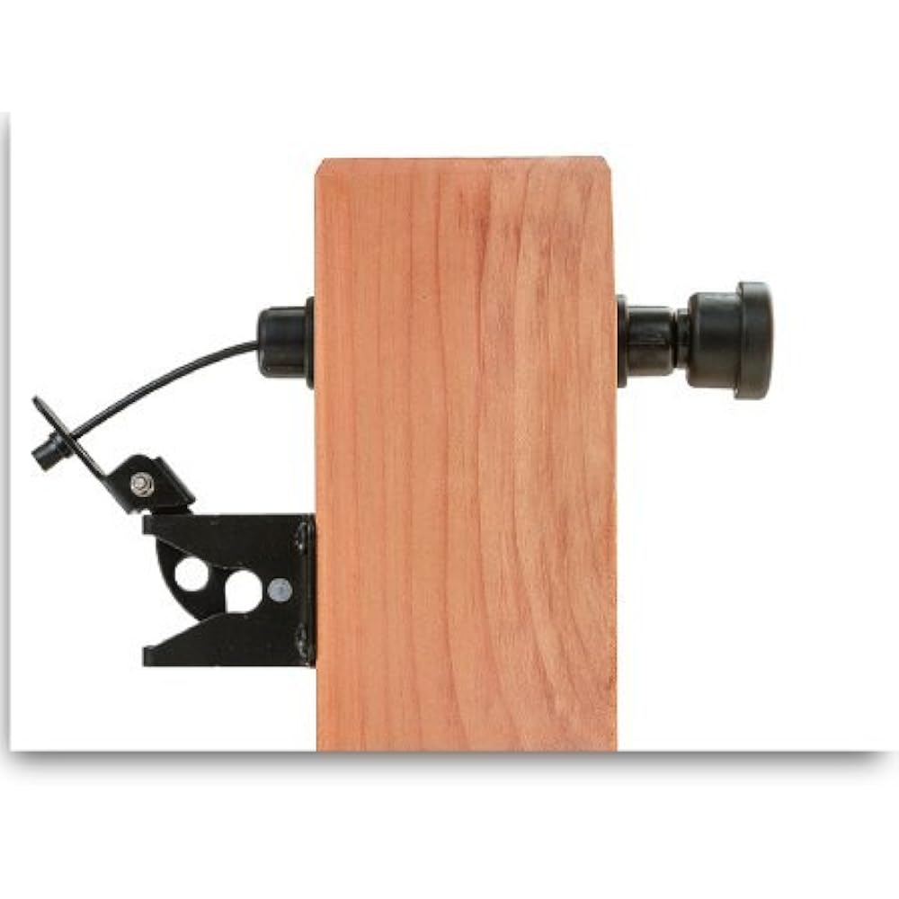 EZGT001 Gate Latch Pull, Black, Adjustable Home Improvement