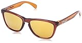 Oakley Men's Frogskins OO9013-38 Iridium Wayfarer Sunglasses, Brown,
