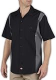 Big and Tall Men's Dickies Color Block Short Sleeve Work Shirt