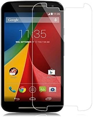 GTRADE Tempered Glass Screen Protector Compatible with Moto G2 [2 Pack] - Anti Bubble & Scratch Resistant - Clear HD 99.9% Transparency