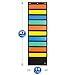 Wall Hanging File Folders Holder, Decorative Chart Pockets Organizer - Including 2 Door Hangers and 1 eBook - Perfect Organizer for Papers, Folders, Bills and Charts at Home, Office or School