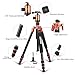 ZOMEI Heavy Duty Camera Tripod Travel Z818 Aluminium Alloy Monopod with 360 Panorama Ball Head Quick Release Plate(Orange)