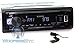 Kenwood KDC-BT21 in-Dash 1-DIN CD/MP3 Car Stereo Receiver with Bluetooth and Front USB Input