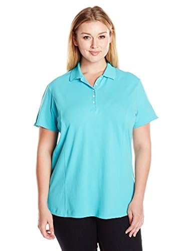 Riders by Lee Indigo Women's Size Short Sleeve Knit Polo, Blue