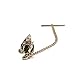 CTM Men's Inspirational Praying Hands Tie Tack Pin, Silver
