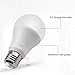 Dusk to Dawn Light Bulb, Savvypixel 7W E26 Smart Sensor LED Bulb with Auto on/off Indoor /Outdoor LED Sensor Lighting Lamp for Porch Hallway Patio Garage