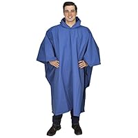 Galeton 12714-BL Repel Rainwear XL & Tall .22mm EVA Poncho (Big & Tall), One Size, Blue