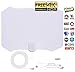 Skywire TV Antenna for Digital TV Indoor, Amplified HD Digital TV Antenna with 120 Miles Long Range, Support 4K 1080p & All Older TV's for Indoor with Powerful HDTV Amplifier Signal Booster