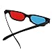 uxcell Red-Blue 3D Glasses 3D Visoin Glass Plastic for Red and Blue Format Movie/Picture Anaglyph Photos 3pcsthumb 3