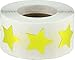 Metallic Gold Star Stickers, 3/4 Inch, 500 Metallic Plastic Labels per Roll - Perfect for Rewards, Decorations, and Crafts in Schools, Offices, and Home Use