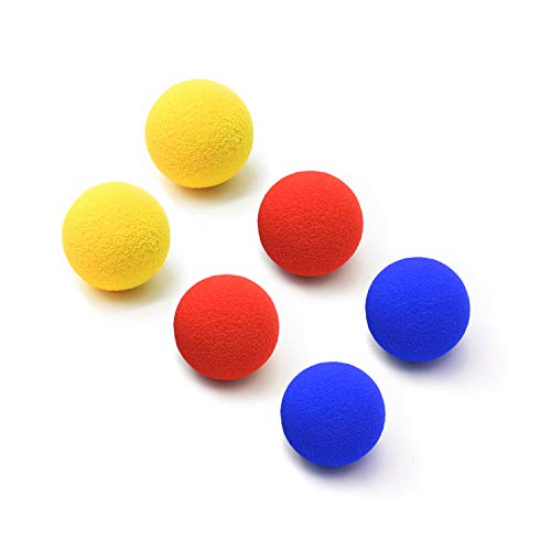 CeleMoon 6Pcs Super Soft Safe Foam Baseball Balls for Kids Age 1+ Yrs Old, Indoor Outdoor Playing, Storage Bag Included - Thumbnail 2