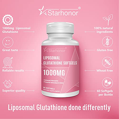glutathione softgels Liposomal L-Glutathione (Reduced), 500 mg (per serving), 90 Quick Rele
