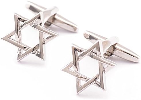 Initial Cufflinks Magen David by Men's Collections