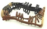 Women's Knee High Buckle Strapy Cage Flat Gladiator Marcelona Sandals Shoes