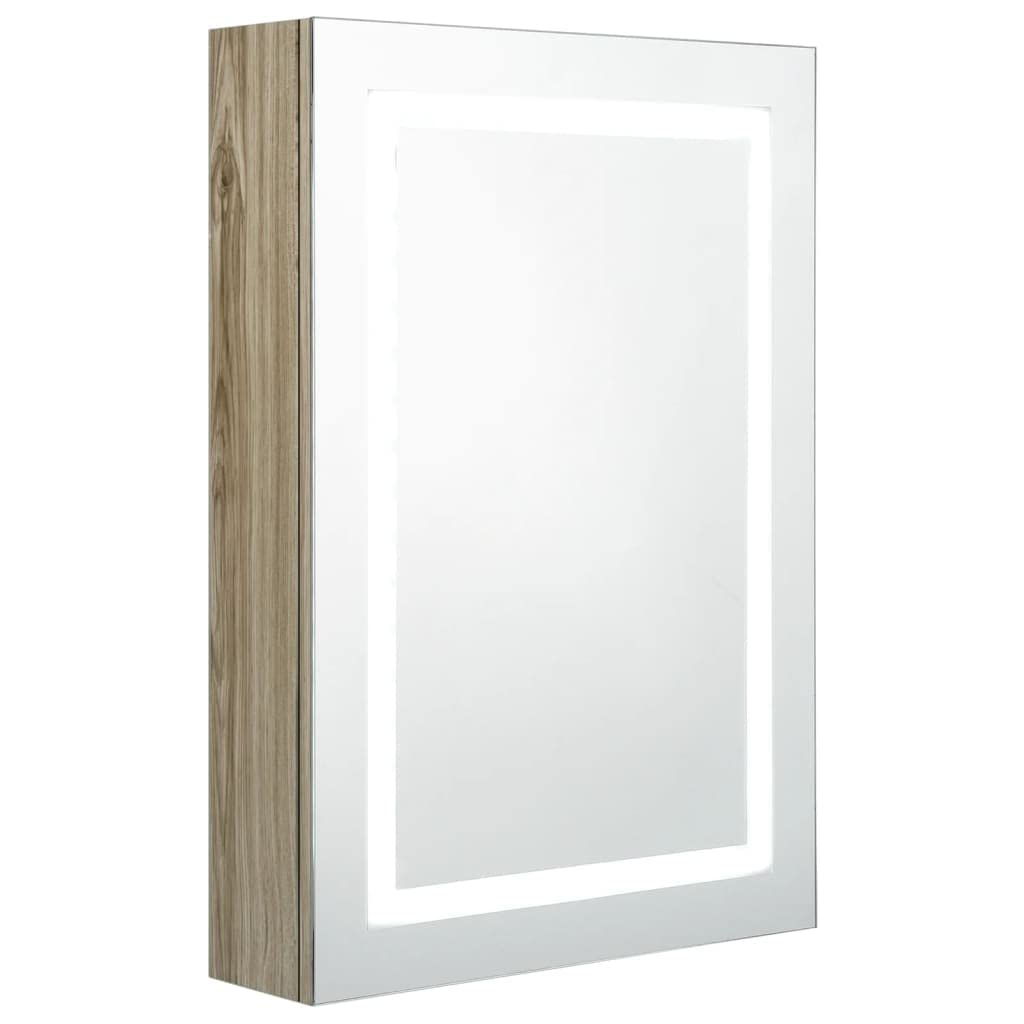 vidaXL-Armario-de-Bano-con-Espejo-LED-Aseo-Inodoro-Muebles-Mobiliario-Tocador-Botiquin-Almacenamiento-Estante-Decoracion vidaXL-Armario-de-Bano-con-Espejo-LED-Aseo-Inodoro-Muebles-Mobiliario-Tocador-Botiquin-Almacenamiento-Estante-Decoracion