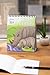 2019 Desktop Flip Calendar - Monthly Standing Desk Calendar, Safari Animals Critter Collection Design, Easel Style Top Spiral Bound, 6 x 3 x 7.8 Inches