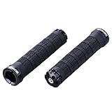 Bonmixc Mountain Bike Grips, Aluminum Alloy Locking Ring Bike Handlebar Grips For MTB BMX Floding Bike