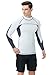Tesla TM-MSR13-WTC_Large Men's UPF 50+ Long Sleeve Rashguard Surf Athletic Fit MSR13