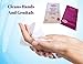 Menstrual Cup Wipes | Intimate Hygiene Cleaning Tissue | Individual Cloth Wipe | Feminine Wipe and Genital Wash | 30 Single Satchels | Handy for Travel