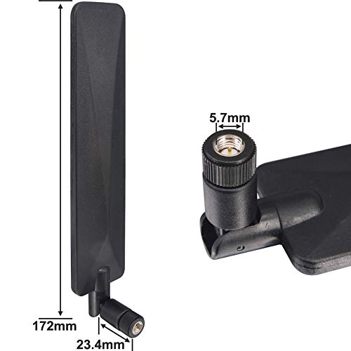 Kaunosta-Wireless-Network-Router-Antena-de-Banda-Ancha-12-dBi-Omni-Directional-Paddle-Antenna-Alta-Ganancia-con-Conector-SMA-para-el-Router-CPE-Punto-de-Acceso-Verizon-etc2pcs