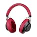 Bluedio TM Bluetooth Headphones Over Ear, Voice Control Hi-Fi Stereo Wireless Headset with Mic Supports Amazon Web Services (AWS) for Travel Work Cellphone, Red