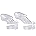 Male Chastity Cage Device Cock Cage,Transparent(CB6000S-Shorter)