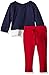 Nautica Baby Knit Top and Double Knit Pant, Navy, 12 Months