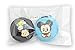 Finex - Set of 2 - TSUM TSUM & BABY MICKEY MOUSE Earphone Earpods In-ear Headphone USB cable Portable Hard Shell case