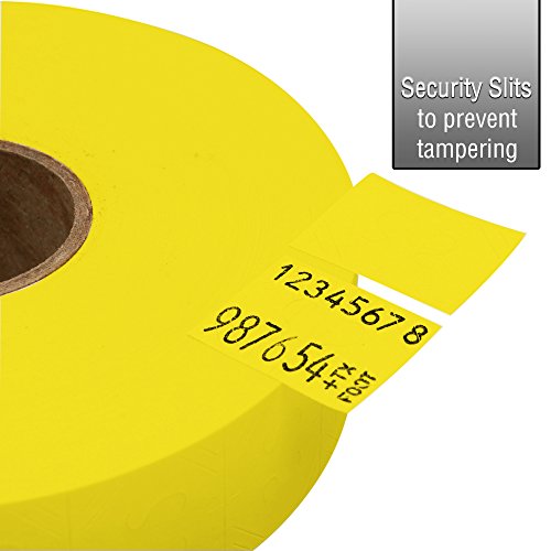 image for Perco Yellow Pricing Labels for Monarch 1136 Price Gun – 8 Rolls, 14