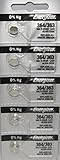 Energizer 364-363 1.55v #364/363 Low-drain Battery (SR621SW) Pack of 5 Batteries.