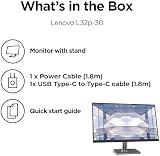 Lenovo L32p-30 32 Inch 4K UHD 2160p PC Monitor 60Hz 6ms HDMI USB USB-C view 10