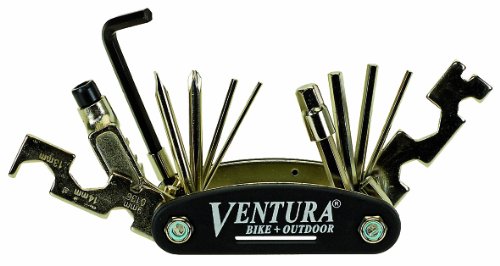 Ventura Deluxe Folding 18 Function Tool Set (Black) - Thumbnail 2