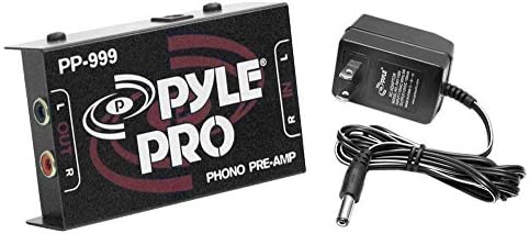 NEW Pyle PP999 Ultra Compact Phono Turntable Preamp Converts Phono to Line Level