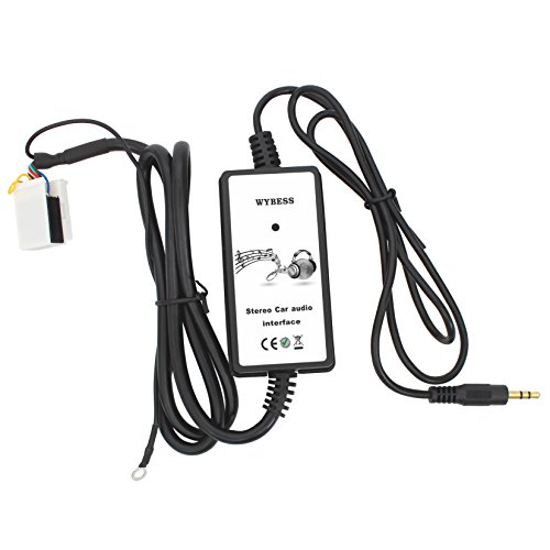Wyness Car CD Audio Aux Adapter Digital Music Cd Changer 3.5mm Interface for VW 12Pin Jetta Beetle Passat GTI Golf Touareg Tiguan EOS Polo Touran R32 Fox, Skoda Octavia SuperB, Seat Leon - Thumbnail 7