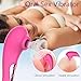 Clitoral Nipple Sucking Vibrator, Enlove, Clit Vibrators Clitoris Stimulator with 10 Suction & Vibration Patterns, Adults Sex Toys for Women Couples, Rose Red