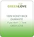 Green Love Natural Deodorant for Women - Aluminum Free Womens Antiperspirant Stick with Baking Soda - Ultra-Efficient, No Parabens Underarm Female Deodorant with All Natural Ingredients - Bergamot