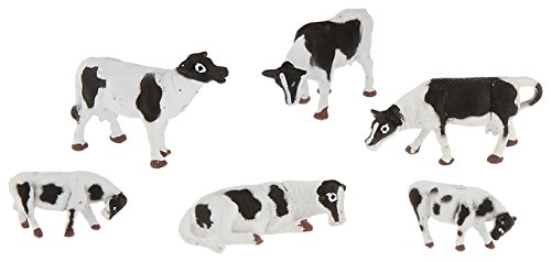 Bachmann Trains Cows - Black and White